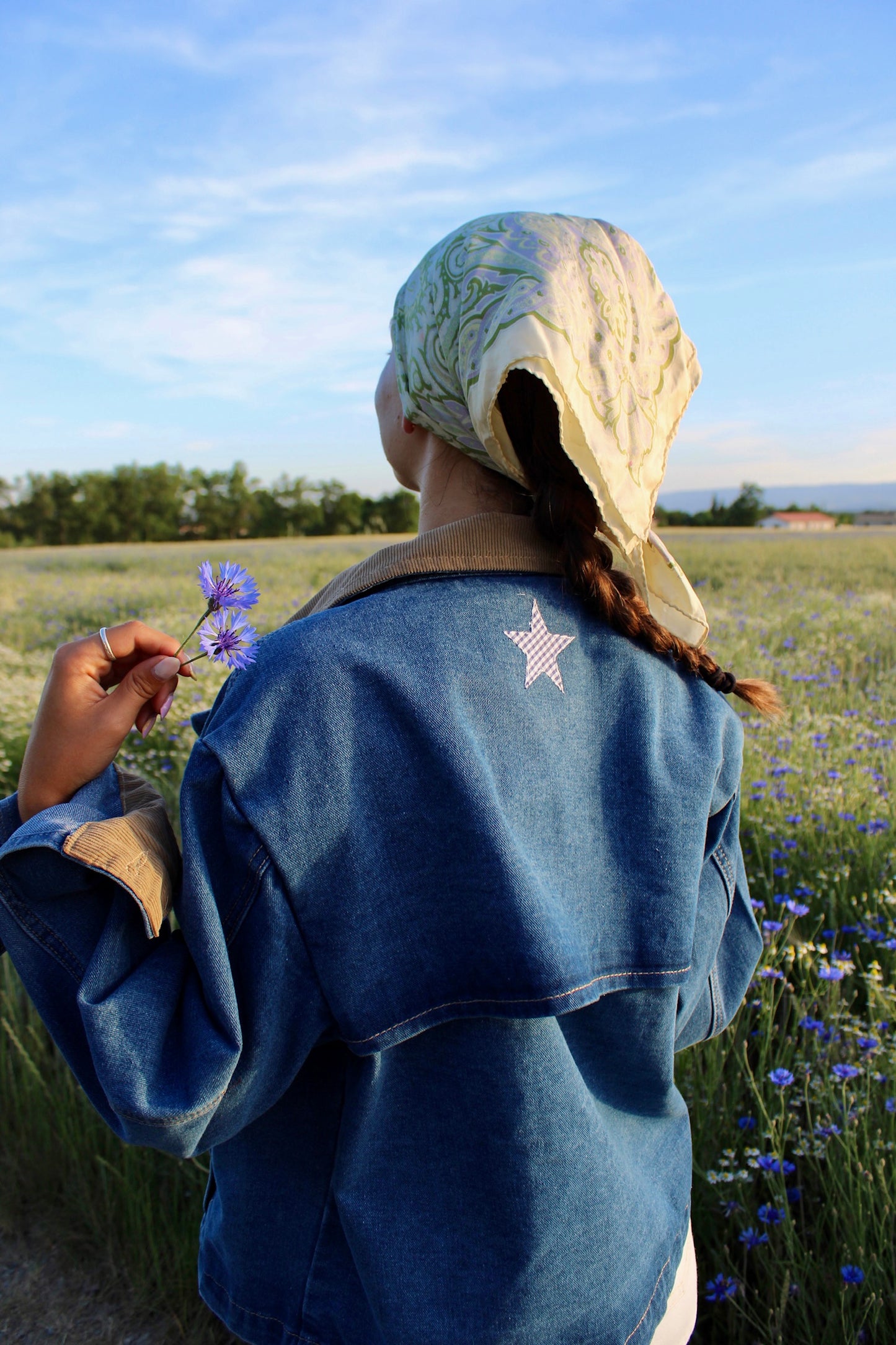 Trench Diane denim Etoile Vichy
