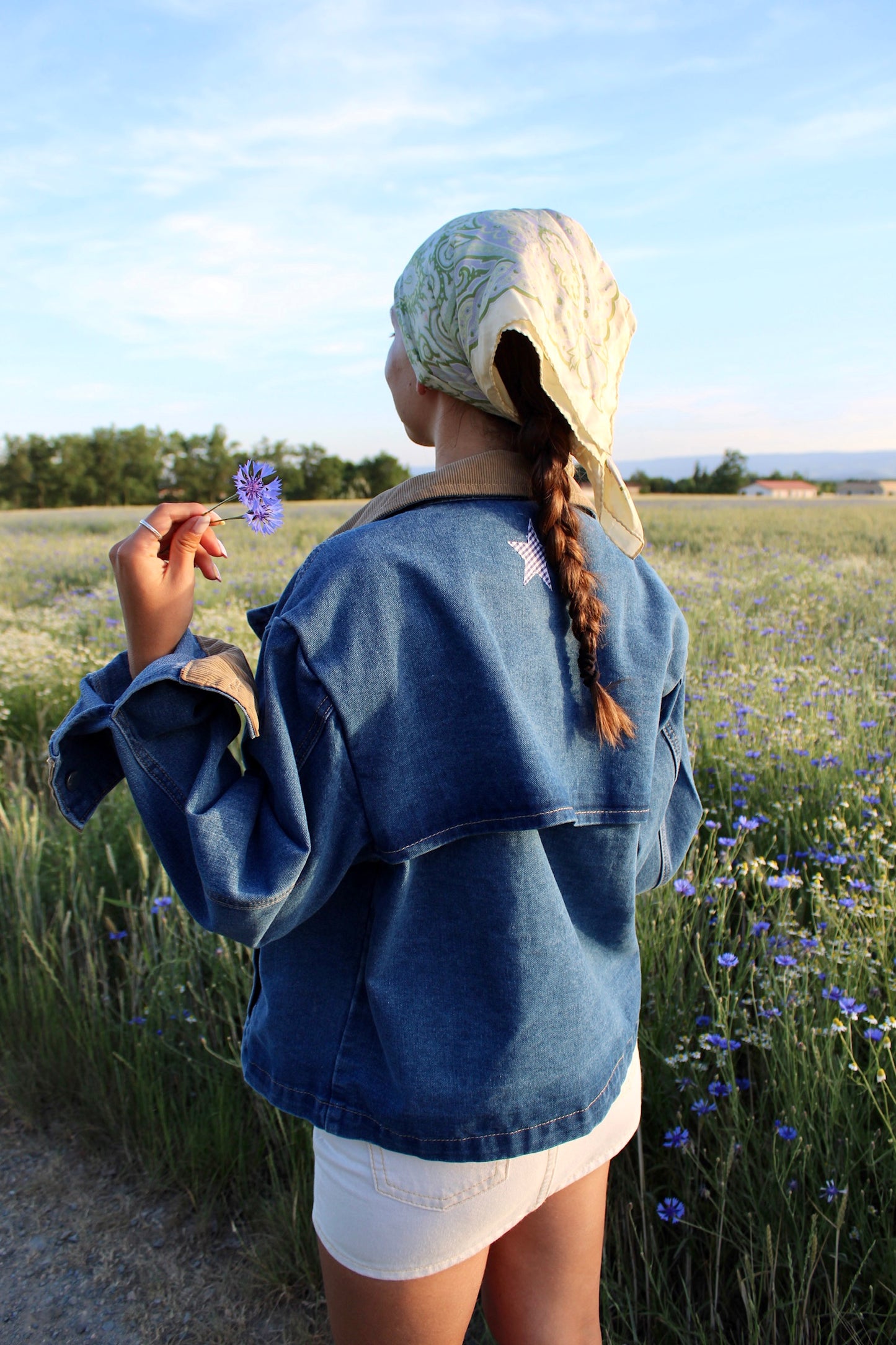 Trench Diane denim Etoile Vichy