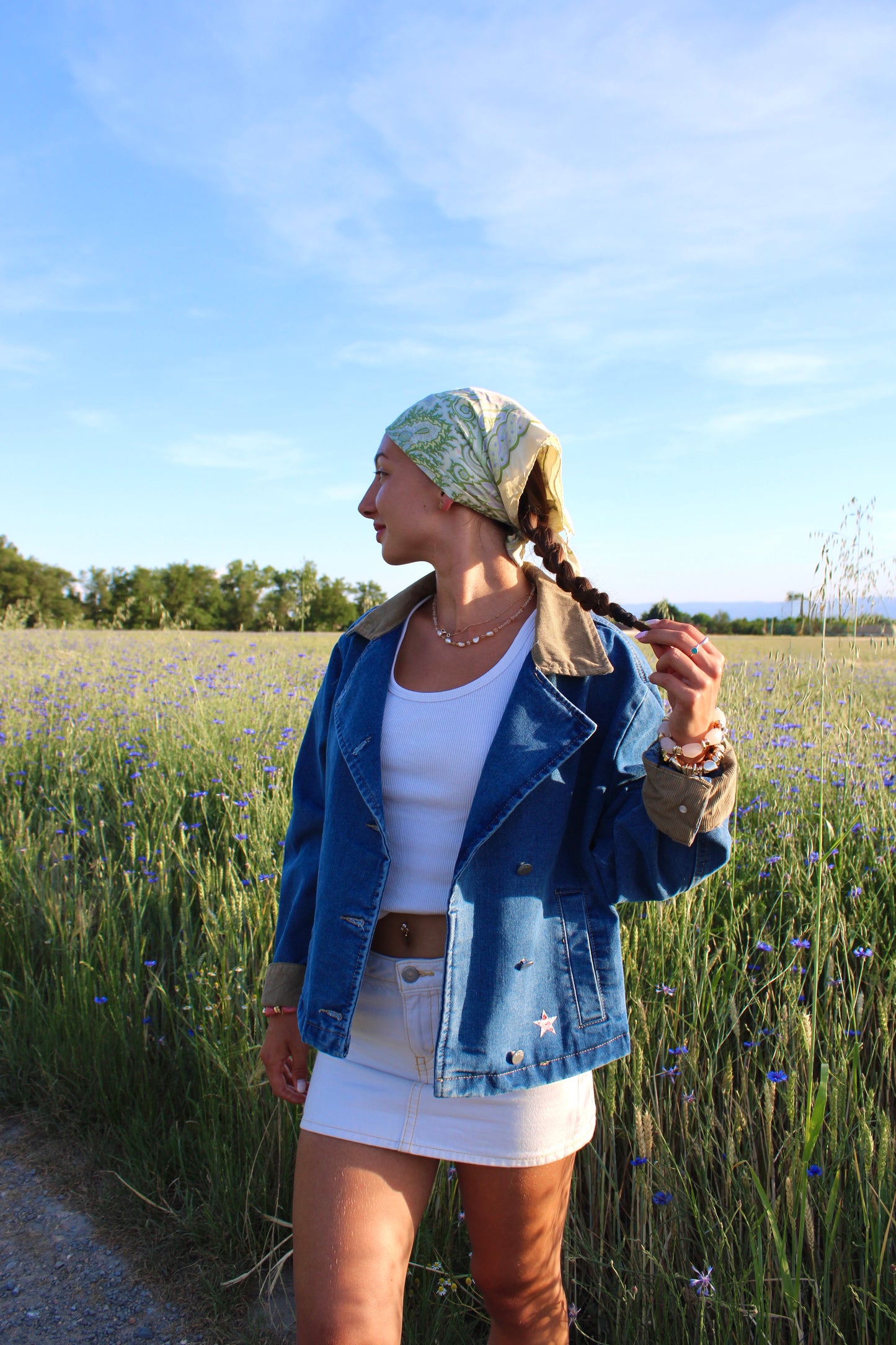 Trench Diane denim Liberty