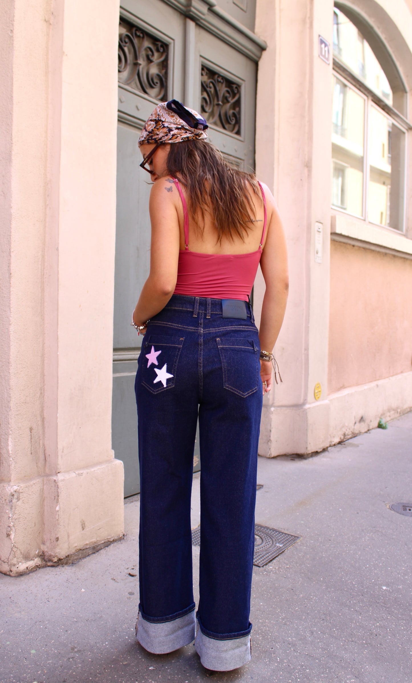 Jean Juliette rose & blanc